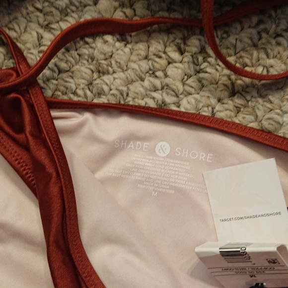 NEW UNUSED Shade & Shore Copper Swimsuit - Picture 4 of 4